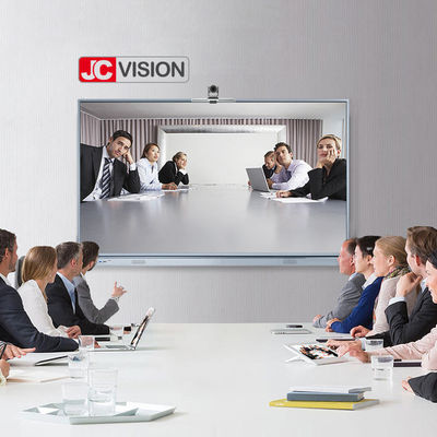 Màn hình tương tác JCHUB 75 inch của JCVISION với màu Đen/Bạc, Cảm ứng IR 20 điểm dùng cho Giáo dục/Hội nghị