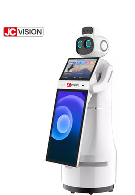JCVISION Robot tiếp nhận hình ảnh nhiệt Quản lý khách truy cập Dịch vụ người