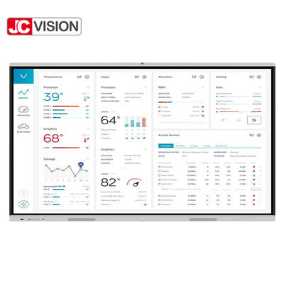 JCVISION Classroom Digital Whiteboard 4K Giáo dục đa cảm ứng