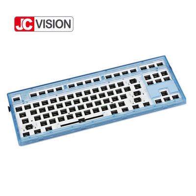 JCVISION Type C Mechanical FL Esports Keyboard 87key Custom RGB Switch LED
