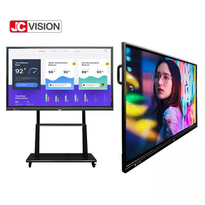 Bảng trắng tương tác thông minh màn hình cảm ứng đa điểm kính chống lóa Android PC
