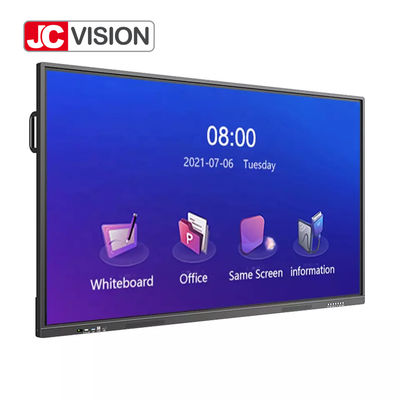 65 inch 4k Smart Interactive Whiteboard Flat Panel Hệ thống kép cho giáo dục
