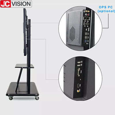 Bảng tương tác thông minh LCD hội nghị JCVISION, kính chống lóa, Eshare I7 Video