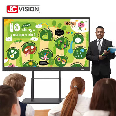 Bảng tương tác giáo dục thông minh 4K Ultra 55 - 110 inch JCVISION, 4 + 64GB Android 11.0