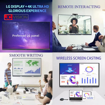 Bảng tương tác thông minh 55 - 100 inch 4K UHD DLED Backlight cho Dạy học ở trường