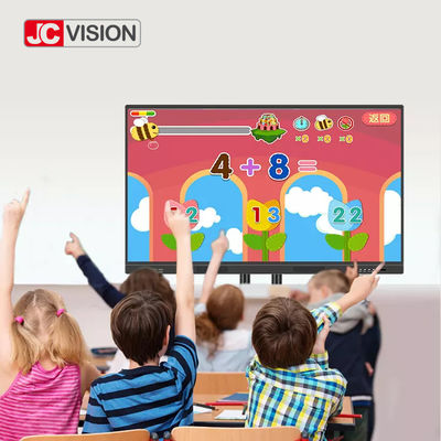 Màn hình tương tác thông minh JCVISION 65 - 110 inch AG Temple Glass IR Touch LCD
