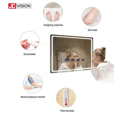 Màn hình cảm ứng TV LED Android chống nước IP65 Gương phòng tắm LED thông minh
