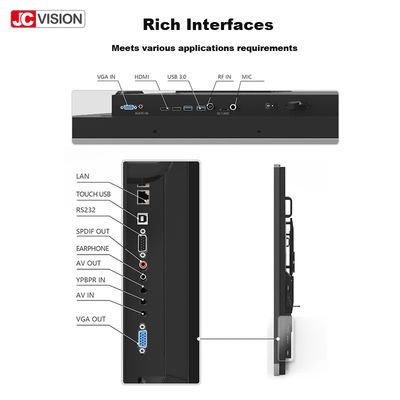 Bảng tương tác thông minh cảm ứng hồng ngoại JCVISION 105 inch Android 11