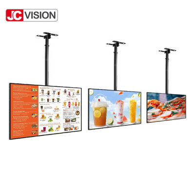 43 / 55inch hẹp Bezel Frame LCD Quảng cáo hiển thị Bảng thực đơn kỹ thuật số cho nhà hàng