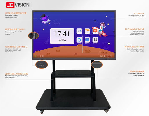 Bảng tương tác thông minh màn hình cảm ứng 86 inch CKD cho giảng dạy trong lớp học