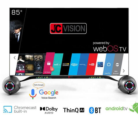Màn hình Digital Signage nội thất 85 inch Smart 4K TV với Android 11 1 Và góc nhìn 178x178