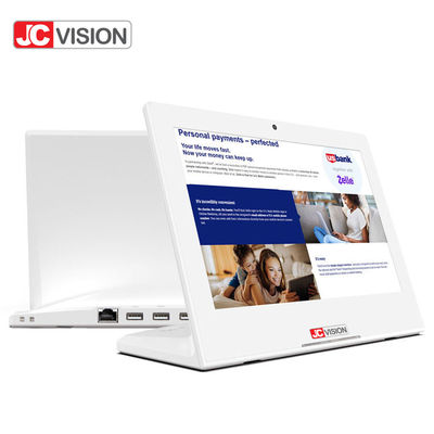 JCVISION Hình L 10,1 Inch Quảng cáo hiển thị Android Tablet Feedback Kiosk