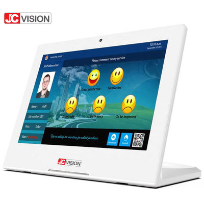 JCVISION Hình L 10,1 Inch Quảng cáo hiển thị Android Tablet Feedback Kiosk