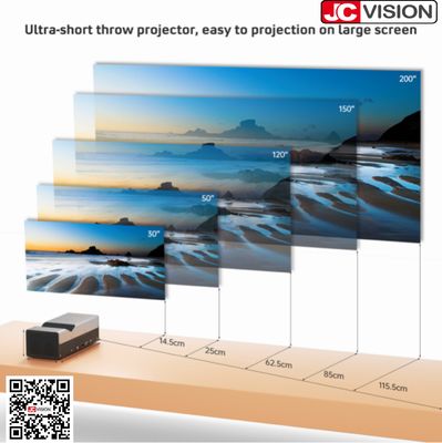 JCVision DLP Ultra Short Throw Projector 1080p Thông số kỹ thuật