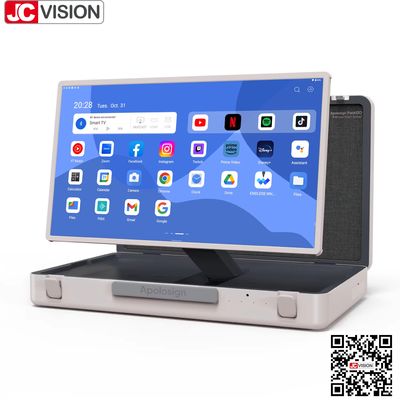 JCVISION 27 "máy chủ màn hình màn hình cảm ứng Android 12 Hệ thống Smart screen va-li
