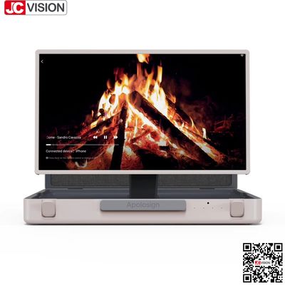 JCVISION 27 "máy chủ màn hình màn hình cảm ứng Android 12 Hệ thống Smart screen va-li