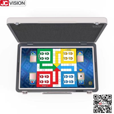 JCVISION 27 "máy chủ màn hình màn hình cảm ứng Android 12 Hệ thống Smart screen va-li