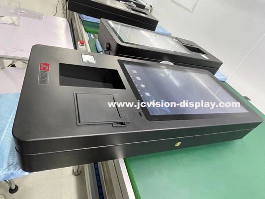 JCVISION 24 inch Kiosk thanh toán tự phục vụ màn hình cảm ứng góc nhìn 178°/178°