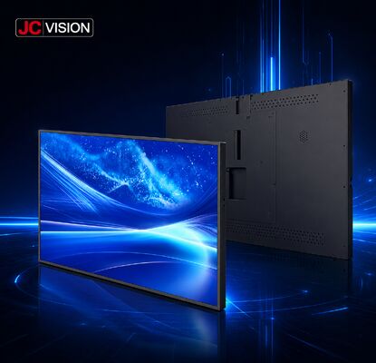 JCVision 55-Inch Indoor Digital Signage Display – E-LED Backlit, Wide Viewing Angle, Wall Mount Light Box for Retail & Hospitality (HD-352C)