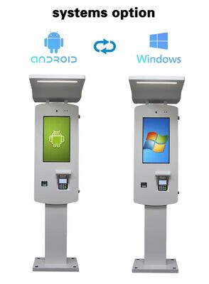Kiosk thanh toán tự phục vụ ngoài trời Android 32 inch với dải LED