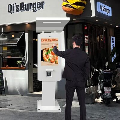 Kiosk thanh toán tự phục vụ ngoài trời Android 32 inch với dải LED
