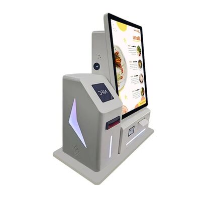24 "LED trang trí máy tính để bàn Android Máy tính cảm ứng màn hình thanh toán Kiosk với thu tiền mặt