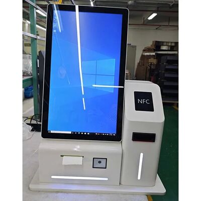 24 "LED trang trí máy tính để bàn Android Máy tính cảm ứng màn hình thanh toán Kiosk với thu tiền mặt