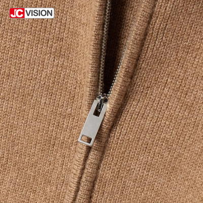 JCVISION Thu Đông V-Cổ Dài Tay Khóa Kéo Nữ