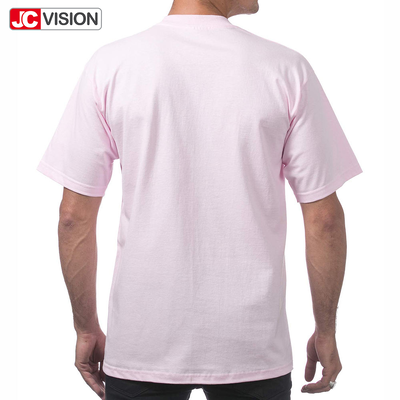 Áo thun JCVISION cho nam, Áo thun nam 100% cotton, cổ tròn, tay ngắn, trơn, dáng rộng, áo hè