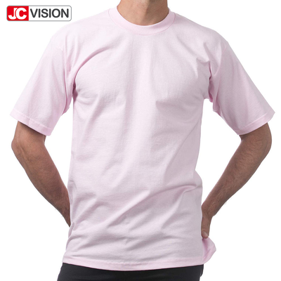Áo thun JCVISION cho nam, Áo thun nam 100% cotton, cổ tròn, tay ngắn, trơn, dáng rộng, áo hè