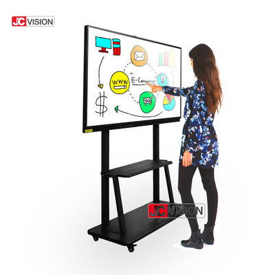 4K màn hình màn hình phẳng tương tác 65inch bảng tương tác cho hội nghị kinh doanh