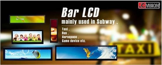 Cửa sổ hiển thị màn hình siêu rộng 800nits màn hình LCD kéo dài 1 năm bảo hành