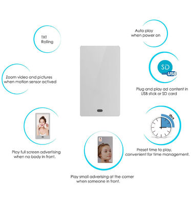 GƯƠNG THÔNG MINH TỰ LẮP ĐẶT JCVISION Treo Tường Gương Ma Thuật Thông Minh 32 inch 42 inch 55 inch