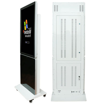 Trình hiển thị biển báo kỹ thuật số trong nhà quay 10 điểm IR Touch Floor Stand