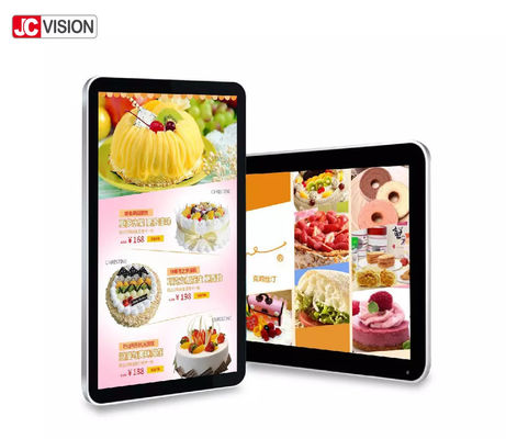 Màn hình hiển thị biển báo kỹ thuật số trong nhà Quad Core LCD treo tường
