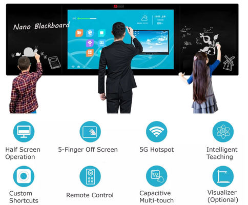 Màn hình tương tác phẳng thông minh Nano cho giáo dục 86 inch
