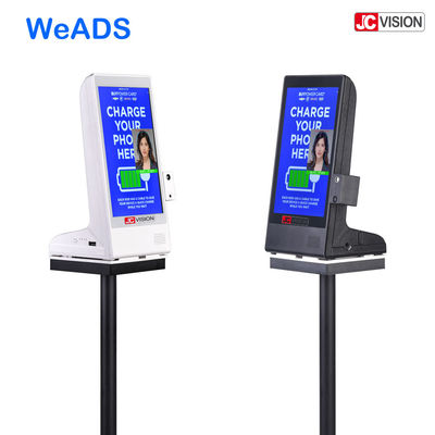 Máy phát quảng cáo biển hiệu kỹ thuật số để bàn 8 inch, Sạc dự phòng thực đơn chân đế nhà hàng