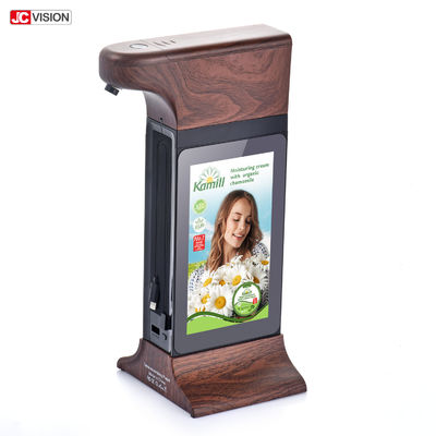 Kiosk quảng cáo kỹ thuật số khử trùng tay có màn hình hai mặt 7 inch