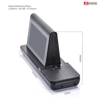 Sạc dự phòng NFC 4G không dây, Màn hình quảng cáo kỹ thuật số 7 inch TFT trong cửa hàng