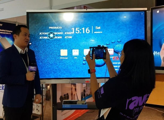 Màn hình tương tác phẳng JCHUB Education 65 inch, bảng trắng thông minh