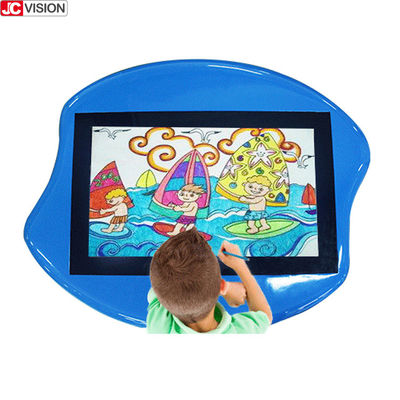 Màn hình quảng cáo kỹ thuật số trong nhà Android Tương tác cho trẻ em Bàn cảm ứng thông minh 8ms 43 inch
