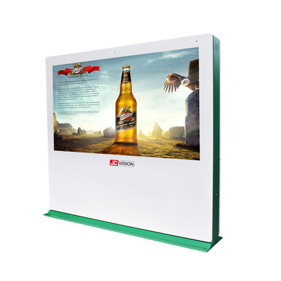 Kiosk Màn hình LCD Chống nước IP65 ngoài trời, Biển báo kỹ thuật số Totem 86 inch