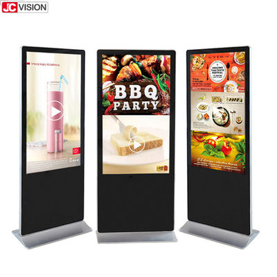 Máy phát tín hiệu kỹ thuật số Android 65 inch, màn hình hiển thị quảng cáo LCD 8ms
