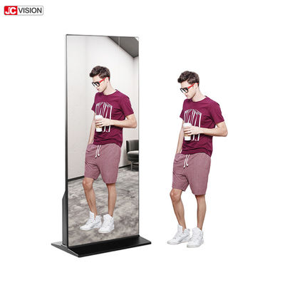 Màn hình quảng cáo gương cảm ứng thông minh LCD kỹ thuật số 49 55 65 inch