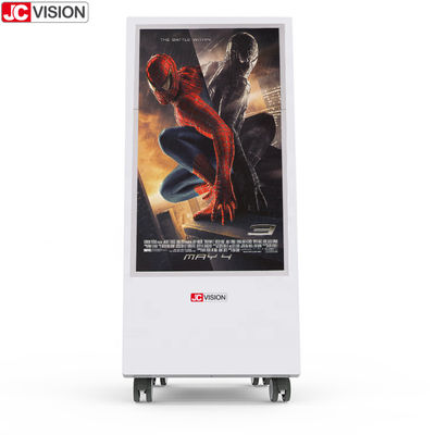 JCVISION màn hình pin, 32 inch Địa chỉ kỹ thuật số nhà hàng di động