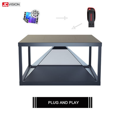 Màn hình LCD minh bạch 360 độ 3D Holographic Display Pyramid 80x80CM
