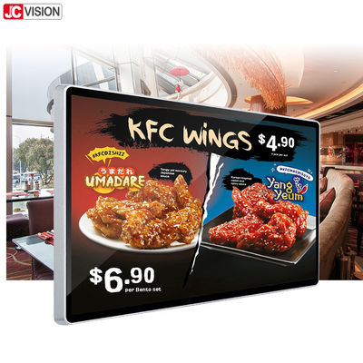 Màn hình quảng cáo kỹ thuật số trong nhà độ sáng 350cd/M2, màn hình cảm ứng 55 inch