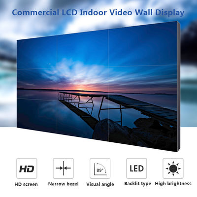 Màn hình ghép video tường LCD kỹ thuật số Màn hình ghép 3x3 Bộ điều khiển video tường 49 inch