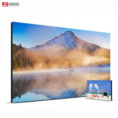 46 inch màn hình LCD Video màn hình tường 3,5mm Bezel 500nit màn hình LCD tường