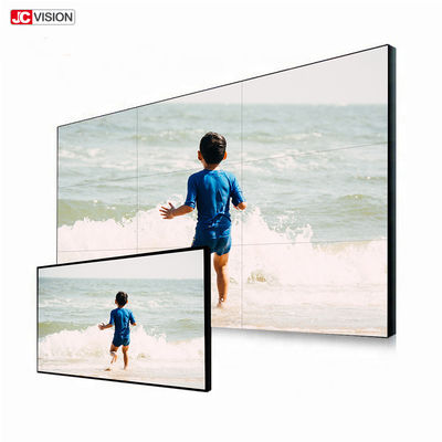46 inch màn hình LCD Video màn hình tường 3,5mm Bezel 500nit màn hình LCD tường